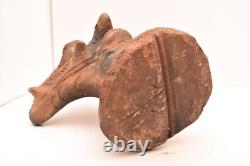 Rare VTG Figure Pottery Clay Papua New Guinea Yaul Lamu Heath Stand Statue
