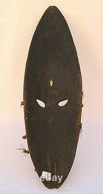 Rare Vintage Primitive Papua New Guinea Tribal Mask Man & Bird Very Large 31