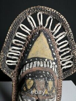 Rare Woven Yam Harvest Mask, Wosera, East Sepik, PNG, Papua New Guinea, Oceanic
