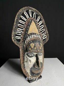Rare Woven Yam Harvest Mask, Wosera, East Sepik, PNG, Papua New Guinea, Oceanic