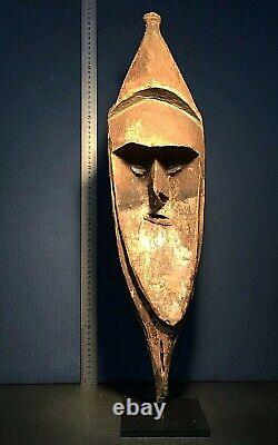 Rare authentic YUAT river mask tribal art sculpture Papua New Guinea spirit