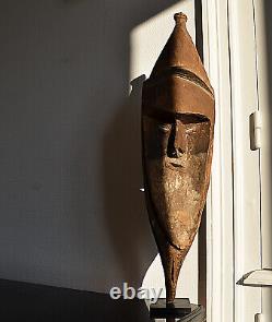 Rare authentic YUAT river mask tribal art sculpture Papua New Guinea spirit