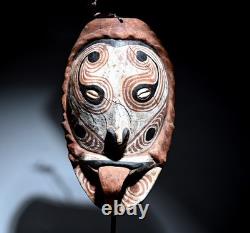 Rare old house mask Papua New Guinea Sepik tribal art shamanism oceanic pacific