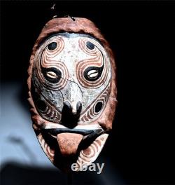Rare old house mask Papua New Guinea Sepik tribal art shamanism oceanic pacific