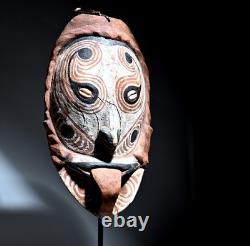 Rare old house mask Papua New Guinea Sepik tribal art shamanism oceanic pacific