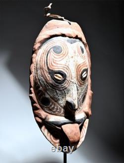 Rare old house mask Papua New Guinea Sepik tribal art shamanism oceanic pacific