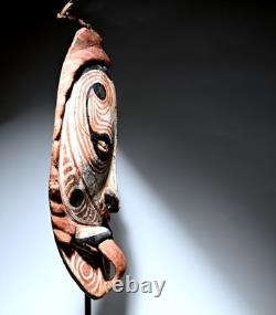 Rare old house mask Papua New Guinea Sepik tribal art shamanism oceanic pacific