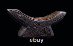 Repose tête, headrest, Papua New Guinea, oceanic art, tribal art, 21 x 7 x 10 cm
