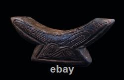 Repose tête, headrest, Papua New Guinea, oceanic art, tribal art, 21 x 7 x 10 cm