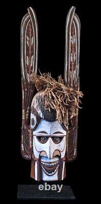 Reproduction Malagan mask, oceanic art, papua new guinea, New Ireland, Tabar