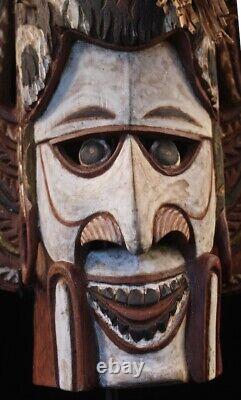 Reproduction Malagan mask, oceanic art, papua new guinea, New Ireland, Tabar