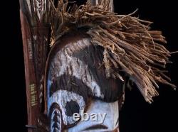 Reproduction Malagan mask, oceanic art, papua new guinea, New Ireland, Tabar