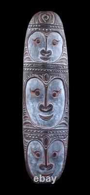 Ritual shield, cult board, papua new guinea, tribal art, oceanic art, 105 cm