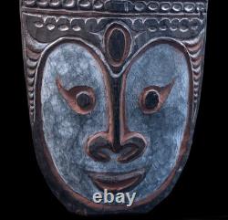 Ritual shield, cult board, papua new guinea, tribal art, oceanic art, 105 cm
