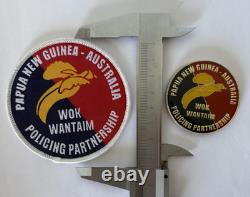 Royal Papua New Guinea Constabulary, Australia Police AFP Medal Patch Coin PNG