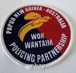Royal Papua New Guinea Constabulary, Australia Police AFP Medal Patch Coin PNG