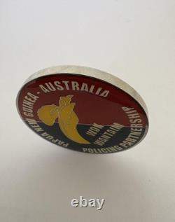 Royal Papua New Guinea Constabulary, Australia Police AFP Medal Patch Coin PNG