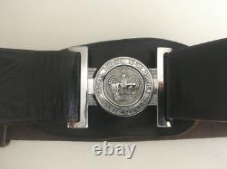Royal Papua New Guinea Constabulary Leather Belt with Buckle 1970s PNG