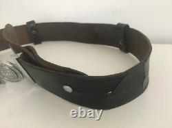Royal Papua New Guinea Constabulary Leather Belt with Buckle 1970s PNG