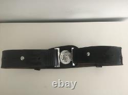 Royal Papua New Guinea Constabulary Leather Belt with Buckle 1970s PNG