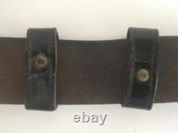 Royal Papua New Guinea Constabulary Leather Belt with Buckle 1970s PNG