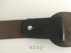 Royal Papua New Guinea Constabulary Leather Belt with Buckle 1970s PNG