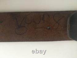 Royal Papua New Guinea Constabulary Leather Belt with Buckle 1970s PNG