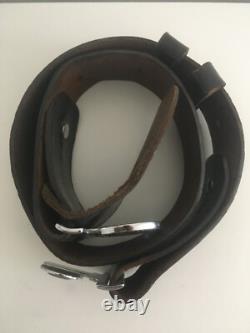 Royal Papua New Guinea Constabulary Leather Belt with Buckle 1970s PNG