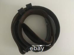 Royal Papua New Guinea Constabulary Leather Belt with Buckle 1970s PNG