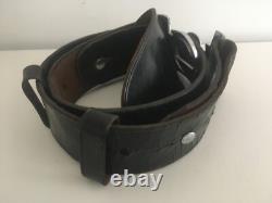 Royal Papua New Guinea Constabulary Leather Belt with Buckle 1970s PNG