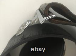 Royal Papua New Guinea Constabulary Leather Belt with Buckle 1970s PNG