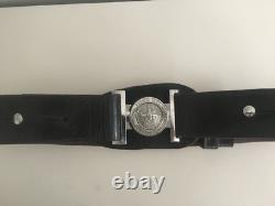 Royal Papua New Guinea Constabulary Leather Belt with Buckle 1970s PNG