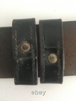 Royal Papua New Guinea Constabulary Leather Belt with Buckle 1970s PNG