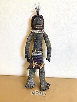 SBK Mendi payback doll, Papua New Guinea Highlands, real hair a beard