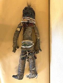 SBK Mendi payback doll, Papua New Guinea Highlands, real hair a beard