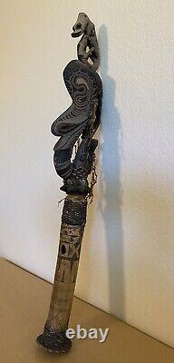 SBK huge Ceremonial Flute #4 Ancestor Spirits Papua New Guinea