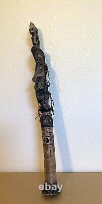 SBK huge Ceremonial Flute #4 Ancestor Spirits Papua New Guinea