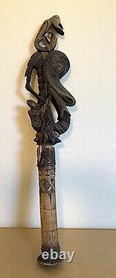 SBK huge Ceremonial Flute #4 Ancestor Spirits Papua New Guinea