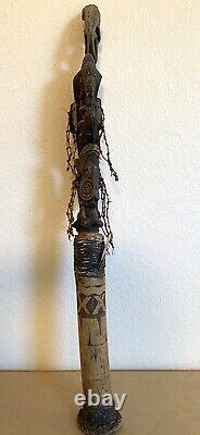 SBK huge Ceremonial Flute #4 Ancestor Spirits Papua New Guinea