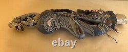 SBK huge Ceremonial Flute #4 Ancestor Spirits Papua New Guinea