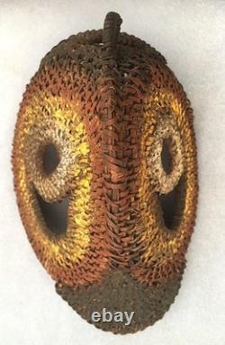 SCARCE Vintage Sepik River Yam Basket Mask Papua New Guinea Tribal Folk