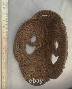 SCARCE Vintage Sepik River Yam Basket Mask Papua New Guinea Tribal Folk
