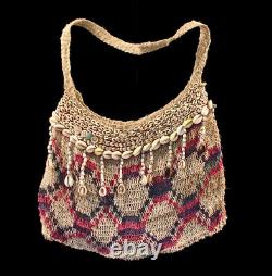 Sac traditionnel, traditional bag, oceanic art, papua new guinea, currency