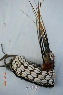 Sale! Papua New Guinea Witchdoctors Hat, Shells, Quills 14 Prov