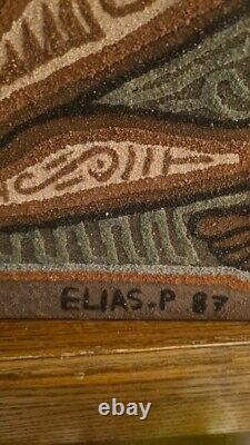 Sand Painting Papua New Guinea By ELIAS. P 1987