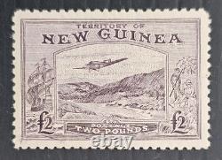 Scarce 1935 Papua New Guinea £2 Dl Vlet Bulolo Stamp Panelli/Oneglia FORGERY Mnt
