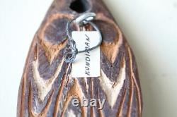 Sepik Basket Hook for hanging food or baskets, Papua New Guinea 1960s #tiki