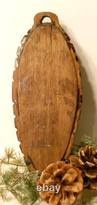 Sepik River Carved Wood Mask, Face Carving, Papua New Guinea, Tambanum River