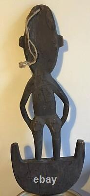 Sepik River Food Hook, hand carved pacific islands tribal art Papua New Guinea