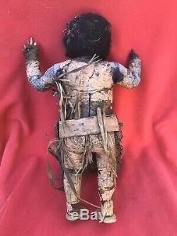 Sepik River Iatmul Headhunter Fiber & Mud Male Payback Doll Papua New Guinea